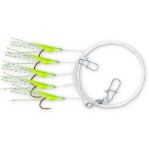 Bas De Ligne Zebco Holografix Rig Jaune - No10 - 5 Corps De Ligne - Pêcheur.com