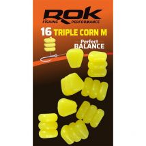 Mais Artificiel Rok Fishing Triple Corn M Perfect Balance Jaune