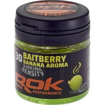 Baie Artificielle + Trempage Rok Fishing Baitberry Sinking Density Jaune - Pêcheur.com