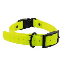 Collier Chien Hb Dog Biothane Clip Rapide Jaune