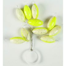 Stop Float Ragot Ovales Fluo Jaune - Pêcheur.com