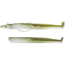 Kit Leurre Souple Arme Fiiish Combo Black Eel 110 + Tete Plombee Shore Kaki - 8g