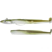 Kit Leurre Souple Arme Fiiish Combo Black Eel 150 + Tete Plombee Offshore Kaki - Pêcheur.com