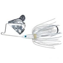 Buzzbait Strike King Tri-wing Mini Buzz King - 3.5g King White - Pêcheur.com