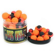 Bouillette Flottante Pro Elite Baits Pop Ups Fluor Two Tone Krill & Crab - Pour Pêche de la Carpe - Pêcheur.com