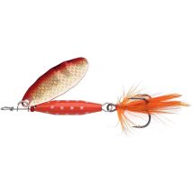 Cuiller Tournante Abu Garcia Reflex Red - 18g Lf Red Flash - Pour Pêche des Carnassiers - Pêcheur.com