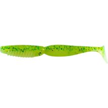 Leurre Souple Megabass Super Spindle Worm 6" - 15cm - Par 4 Lime Shad - Pour Pêche des Carnassiers - Pêcheur.com