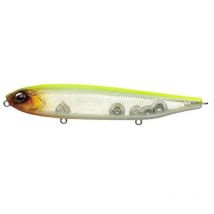 Leurre De Surface Ever Green Combat Pencil Justine - 11.5cm Lime Skeleton Ayu - Pêcheur.com