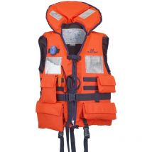 Gilet De Sauvetage Plastimo Typhon Navy M - Avec Feu Flash - Pêcheur.com