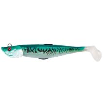 Leurre Souple Armé Flashmer Blue Shad - 8cm Maquereau Vert - Pour Pêche en Mer - Pêcheur.com