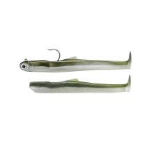 Soft Lure Kit Pre Rigged Fiiish Double Combo Mud Digger 65 + Jig Head Heavy Md7006