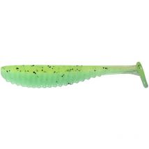 Leurre Souple Reins S-cape Shad 3.5" - 9cm - Par 6 Melon Chartreuse - Pour Pêche des Carnassiers - Pêcheur.com