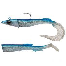 Leurre Souple Armé Berkley Powerbait Power Sandeel - 15cm Metallic Blue - 40g