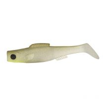 Pre-rigged Soft Lure Hyperlastics Minwaow 4' Round Jighead - 10cm Minwaow4213/0ayu