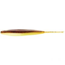Leurre Souple Reins Swamp Shad 4" - 10cm Motor Oil Pepper/chartreuse
