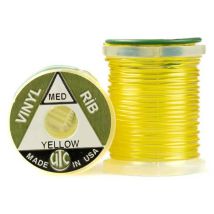 Fil Vinyl Fly Scene Vinyl D Rib Fin & Moyen Moyen - Jaune - Pour Pêche à la mouche - Pêcheur.com