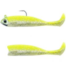 Kit Weicher Köder Mit Bewaffnet + Bleikopf Light Fiiish Combo Master Shad 125 Ms4554