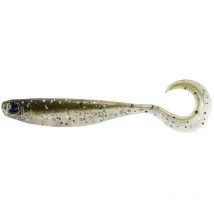 Amostra Flexível Mustad Mezashi Curly Tail Minnow - 9cm - Pack De 6 Mus51043