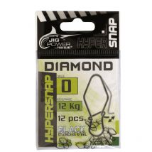 Agrafe Powerline Jig Power Hyper Snap Diamond - Par 12 No0 - Pêcheur.com