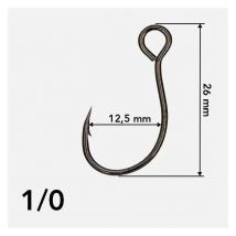 Hameçon Simple Teklon Bs-76m Bc. No1/0