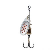 Cuiller Tournante Mepps Aglia Argent Points Rouges No1