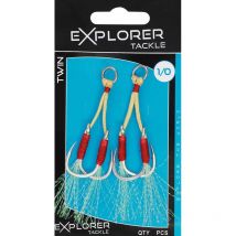 Hamecon Assist Hook Explorer Tackle Twin No2/0 X 2