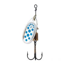 Cuiller Tournante Mepps Comet Argent Point Bleu No2 - Pêcheur.com