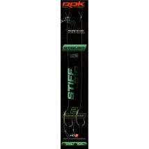 Bas De Ligne Rok Fishing Stiff Rig Curve Shank - Par 2 No2 - Pour Pêche de la Carpe - Pêcheur.com