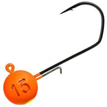 Tête Plombée Monkey Lures - Orange/jaune - Par 3 No4/0 - 3g