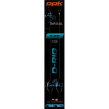 Bas De Ligne Rok Fishing D-rig Wide Gape - Par 2 No4