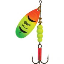Cuiller Tournante Mepps Aglia Fluo Or / Tiger No5 - Pêcheur.com