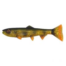 Leurre Souple Hostagevalley Troubletail - 18cm Natural Perch - Pour Pêche des Carnassiers - Pêcheur.com