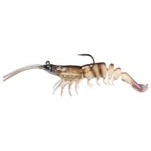Leurre Souple Armé Zman Prawnstarz 3" - 7.6cm - Par 2 Natural Shrimp - Pour Pêche en Mer - Pêcheur.com