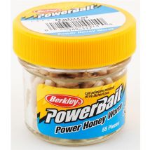 Appat Berkley Powerbait Honey Worm - Par 55 Natural - Pêcheur.com