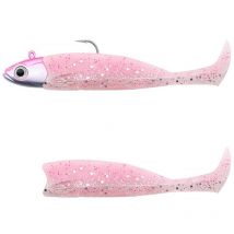 Kit Leurre Souple Armé Fiiish Combo Master Shad 125 + Tête Plombée Heavy Neon Pink