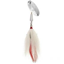 Cuiller Tournante Panther Martin Classic Muskie Pmmkc Nickel White Red - 35.5g