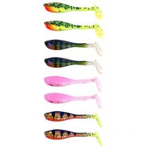 Kit Esche Flessibili Fox Rage Micro Fry Tail Uv Mixed Colour Nmc009
