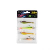 Soft Lures Kit Fox Rage Mini Fry Loaded Uv Mixed Colour Pack Nmc039