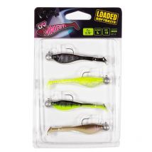 Kit Leurres Souples Fox Rage Mini Fry Loaded Uv Mixed Colour Pack Nmc056 - Pour Pêche des Carnassiers - Pêcheur.com