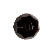 Perle Scratch Tackle Glass Bead En Verre Noir - 10mm - Pêcheur.com