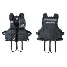Gilet De Pêche Major Craft Life Vest Noir-gris - Pêcheur.com