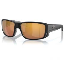 Lunettes Polarisantes Costa Tuna Alley Pro 580g Noir Mat - Gold Miror - Pêcheur.com