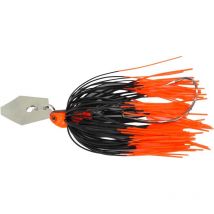 Chatterbait Powerline Jig Power - 21g Noir Orange - Pour Pêche des Carnassiers - Pêcheur.com