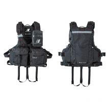 Gilet De Pêche Major Craft Life Vest Noir-rouge - Pêcheur.com