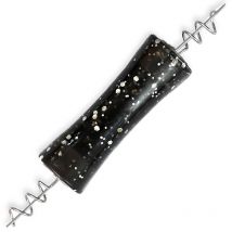 Flotteur Floatzilla Pour Leurre Souple Mid Body Noir / Silver Glitter