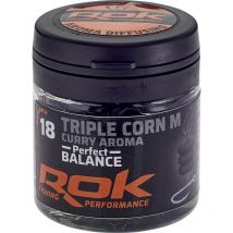 Mais Artificiel + Trempage Rok Fishing Triple Corn M Perfect Balance Noir - Pêcheur.com