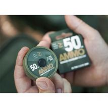 Geflochtene Angelschnur Zu Vorfach - 20m One More Cast Ammo Camo Braided Hooklink - 20m Omcah50ws