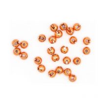 Bille Tungstène Fly Scene Tungsten Beads Slotted Metallic Orange - 3mm