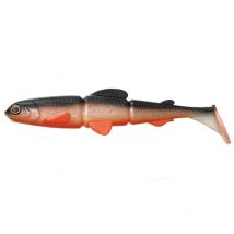 Leurre Souple Stucki Fishing Snugly Shaker - 20cm - Par 2 Orange Black - Pêcheur.com