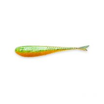 Leurre Souple Crazy Fish Glider 3.5" - 9cm - Par 8 Orange Chart - Pêcheur.com